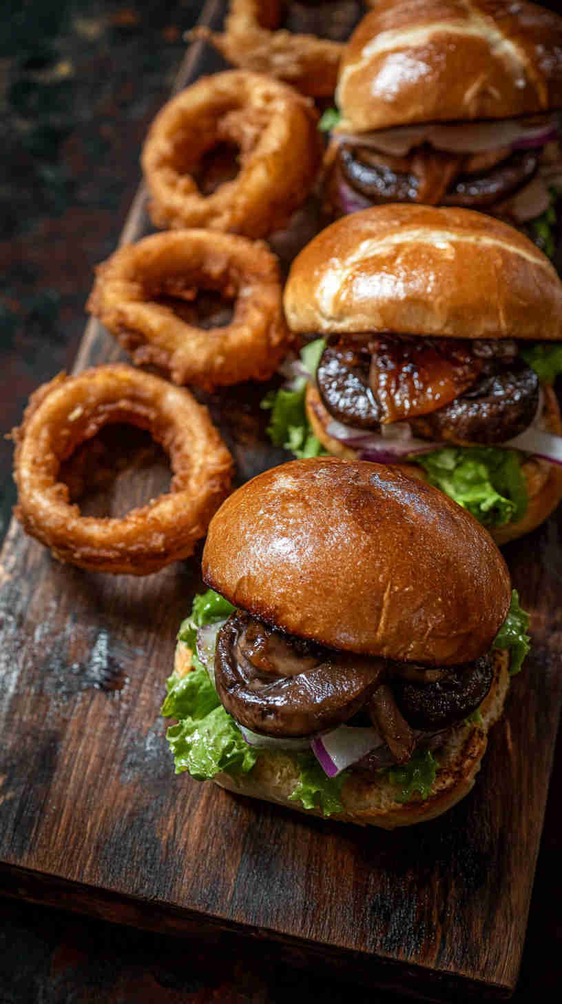 Mushroom Swiss Burger Sliders