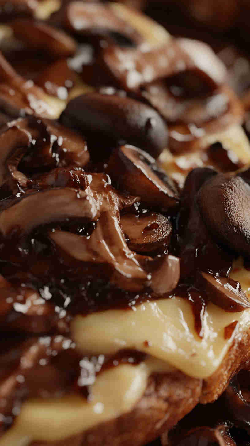 Mushroom & Swiss Cheese Toast