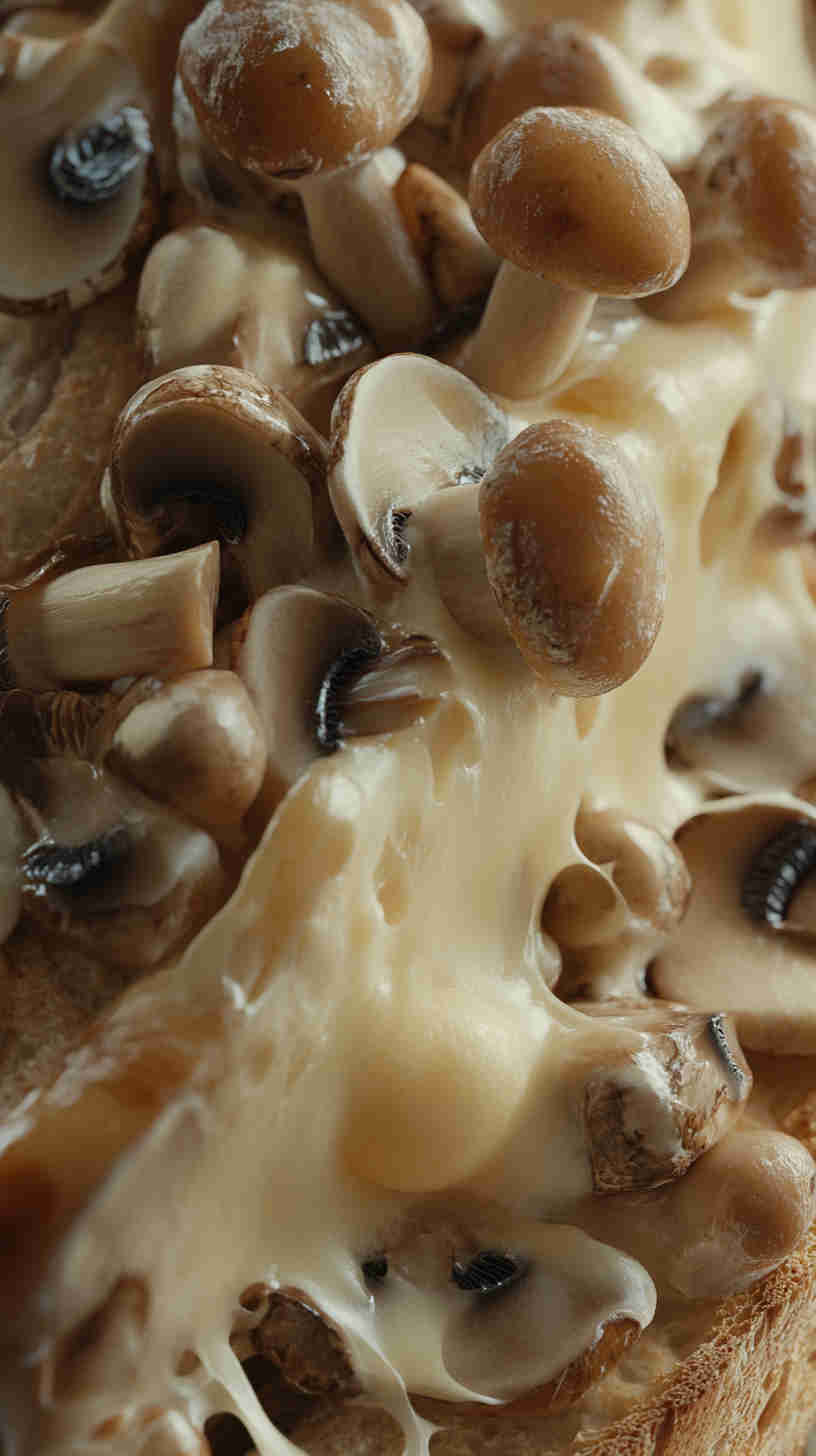 Mushroom & Swiss Cheese Toast