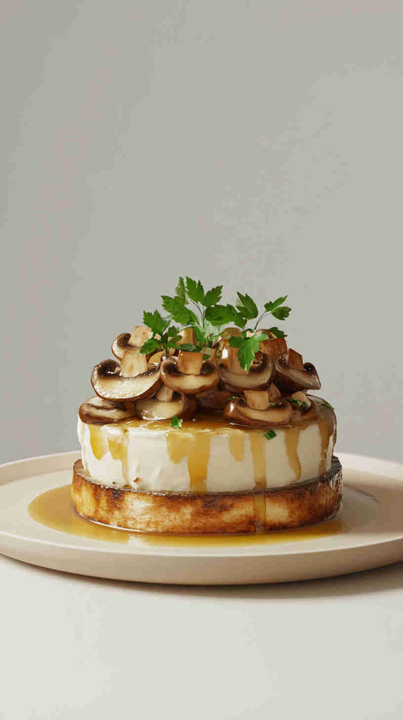 Mushroom & Swiss Cheese Toast