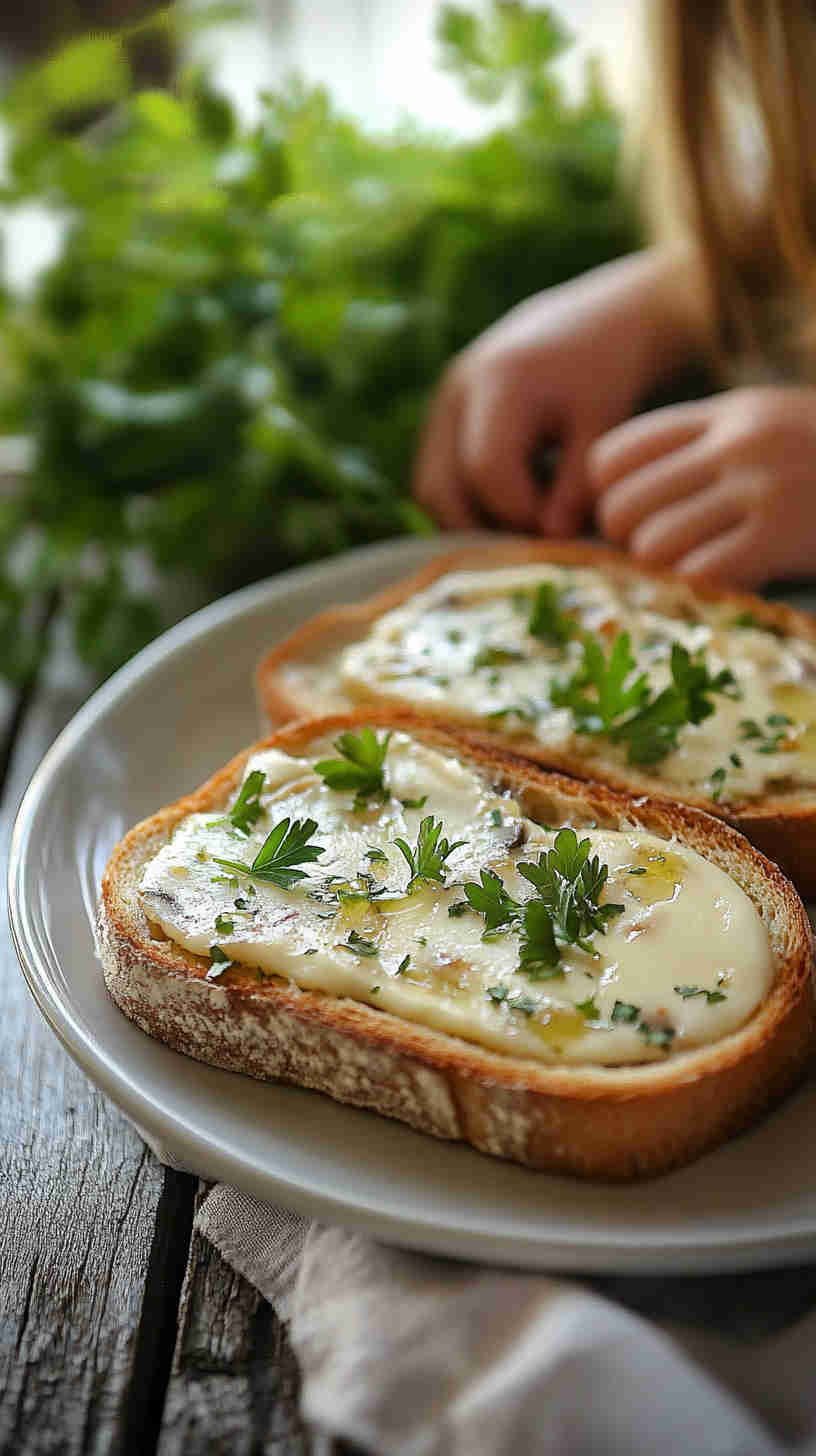 Mushroom & Swiss Cheese Toast