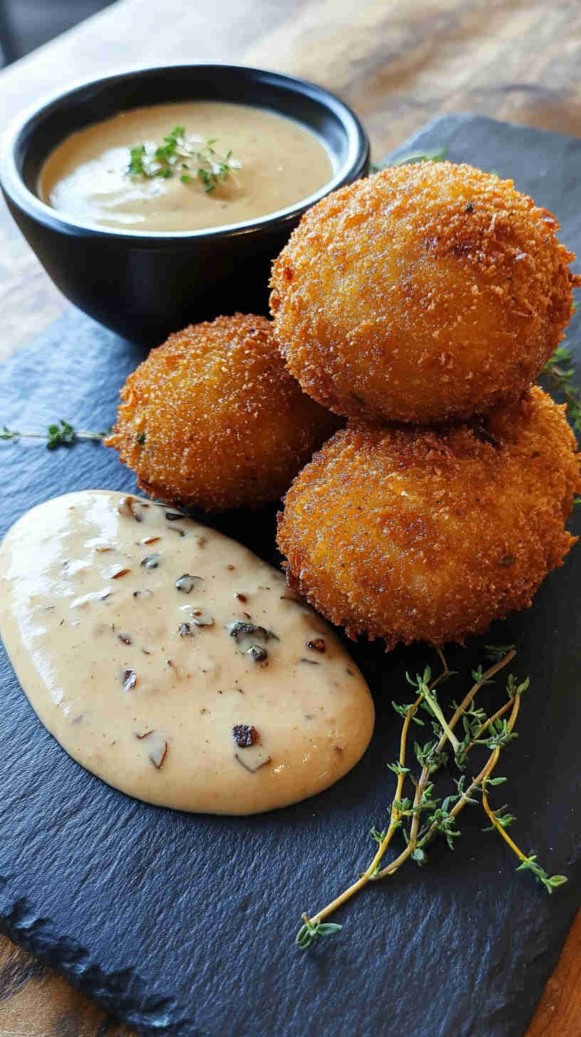 Mushroom and Thyme Arancini