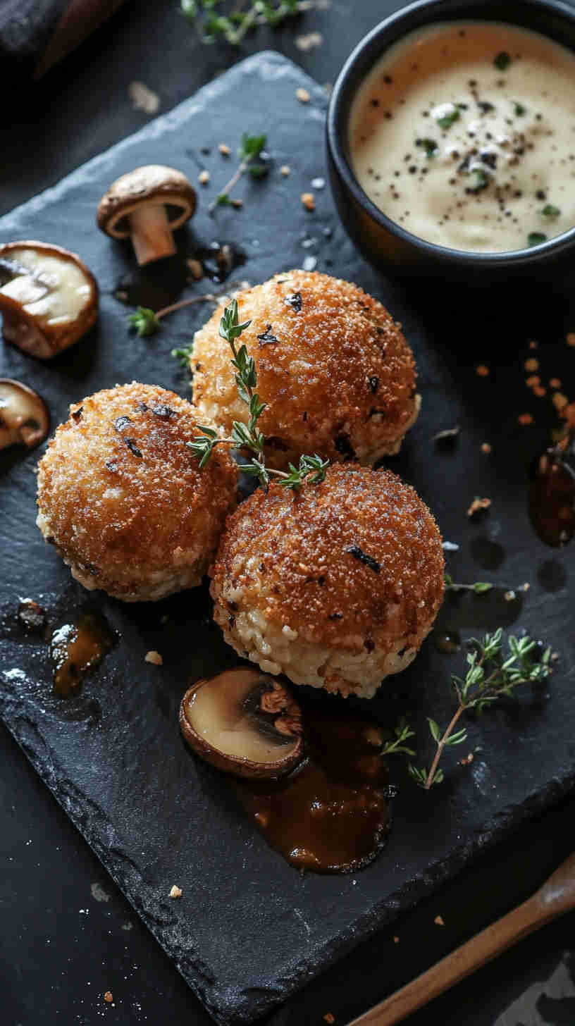 Mushroom and Thyme Arancini
