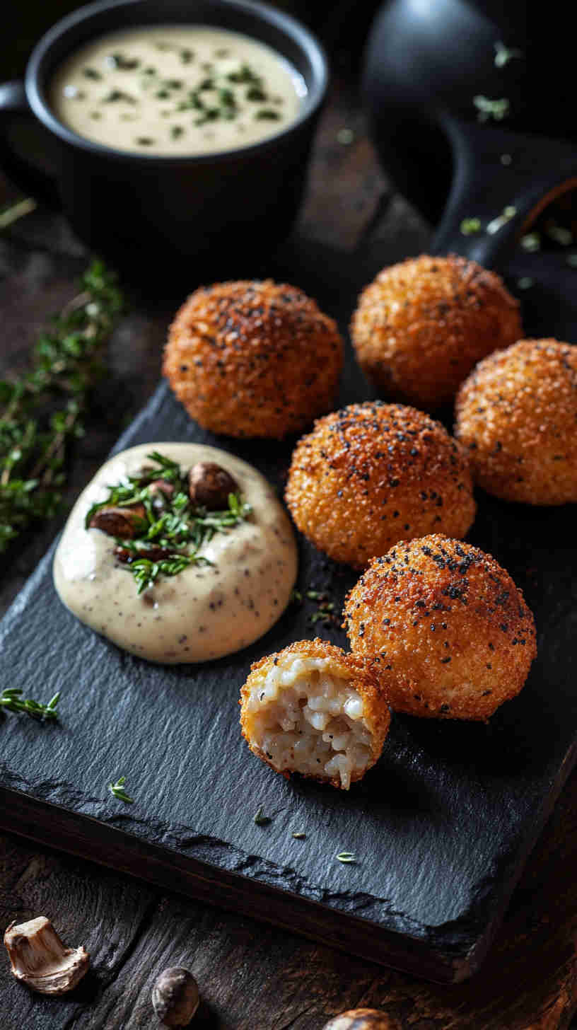 Mushroom and Thyme Arancini