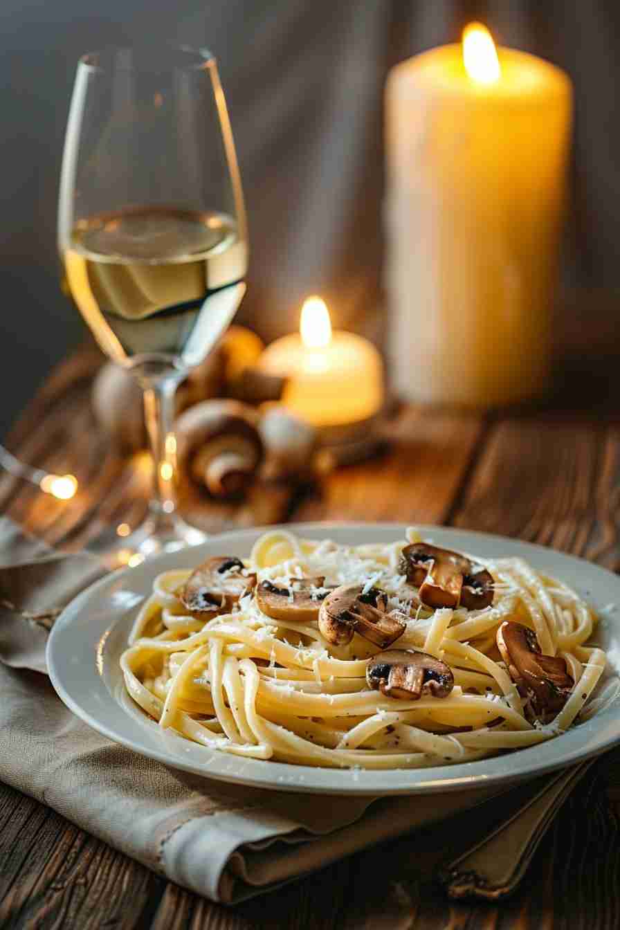 Wild Mushroom Carbonara