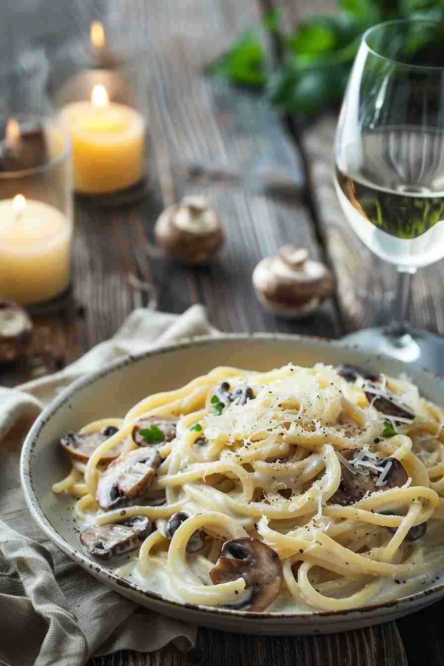 Wild Mushroom Carbonara