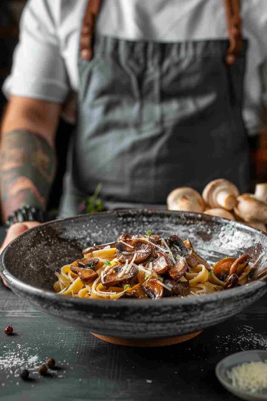 Wild Mushroom Carbonara