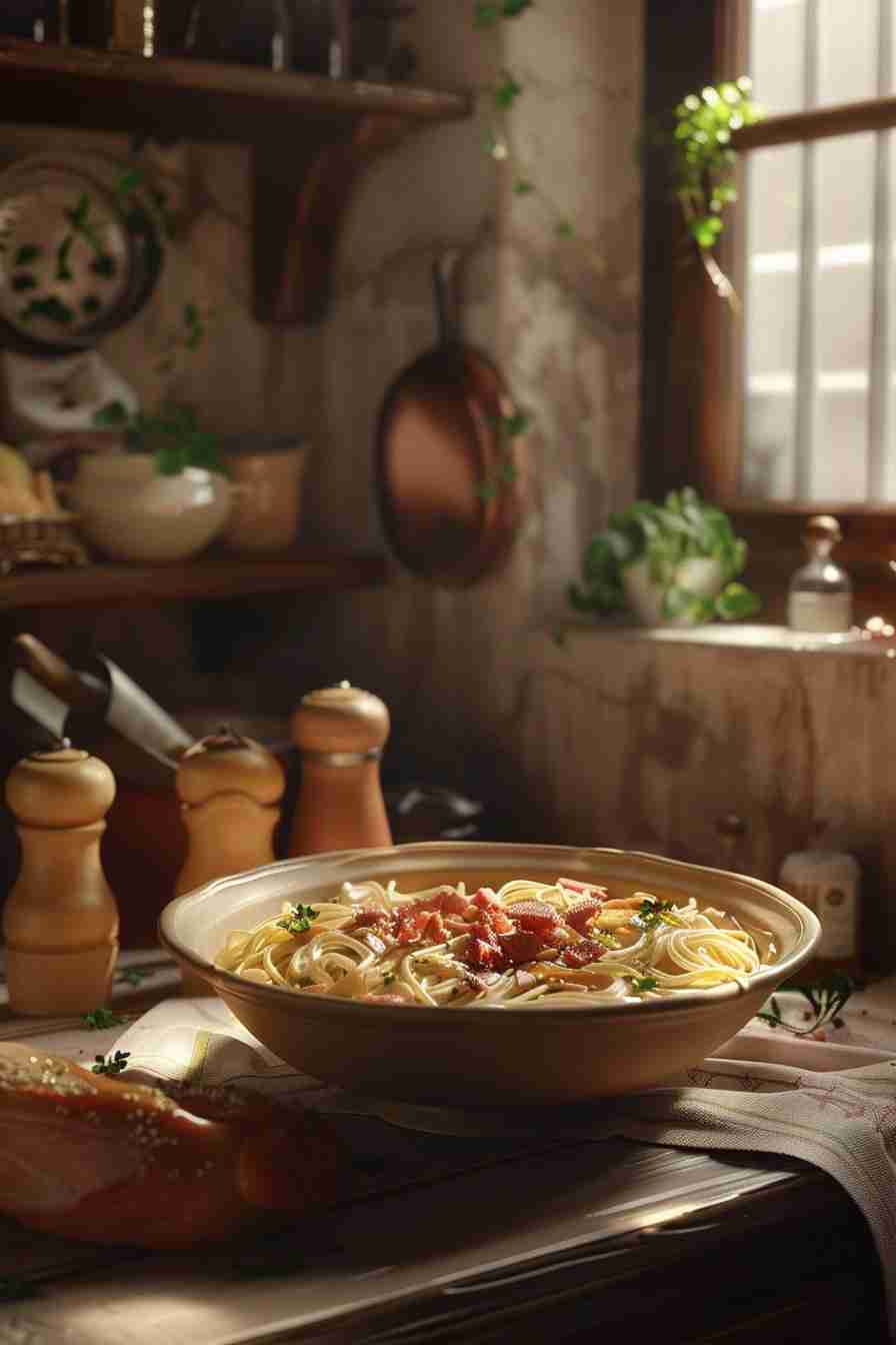 Wild Mushroom Carbonara