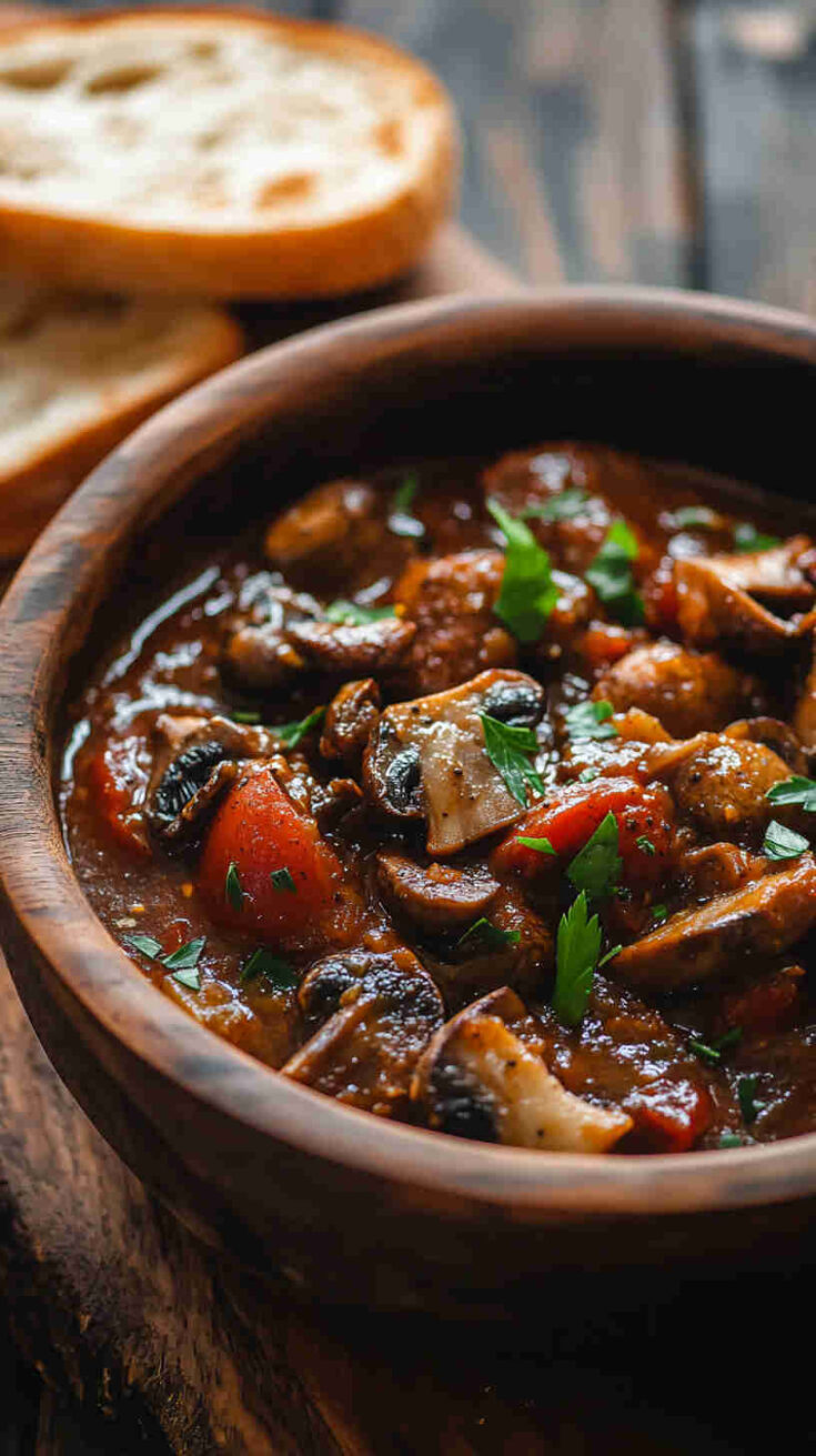 Algerian Mushroom and Tomato Chakhchoukha Recipe