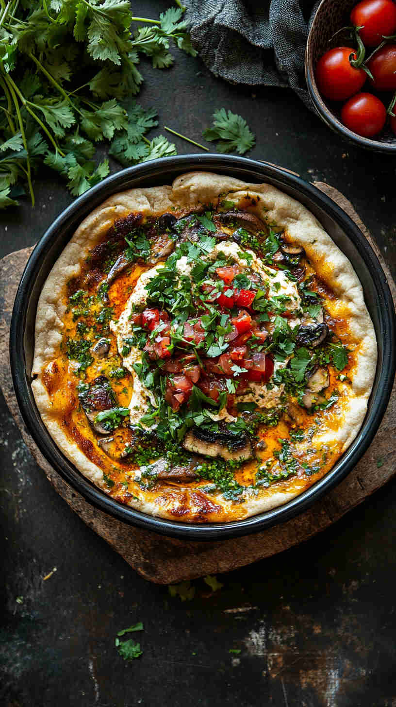 Algerian Mushroom and Tomato Chakhchoukha Recipe