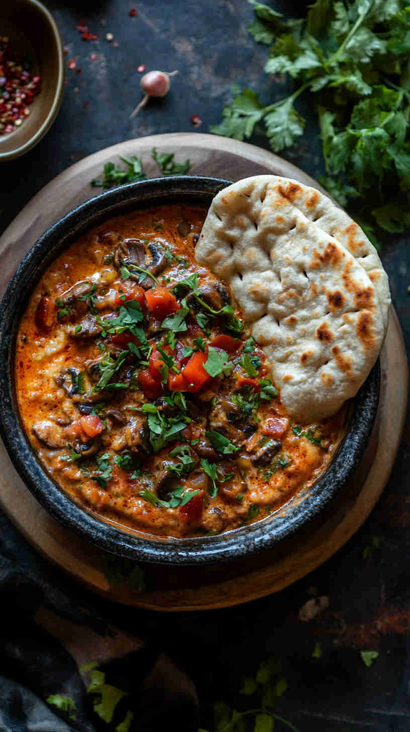 Algerian Mushroom and Tomato Chakhchoukha Recipe