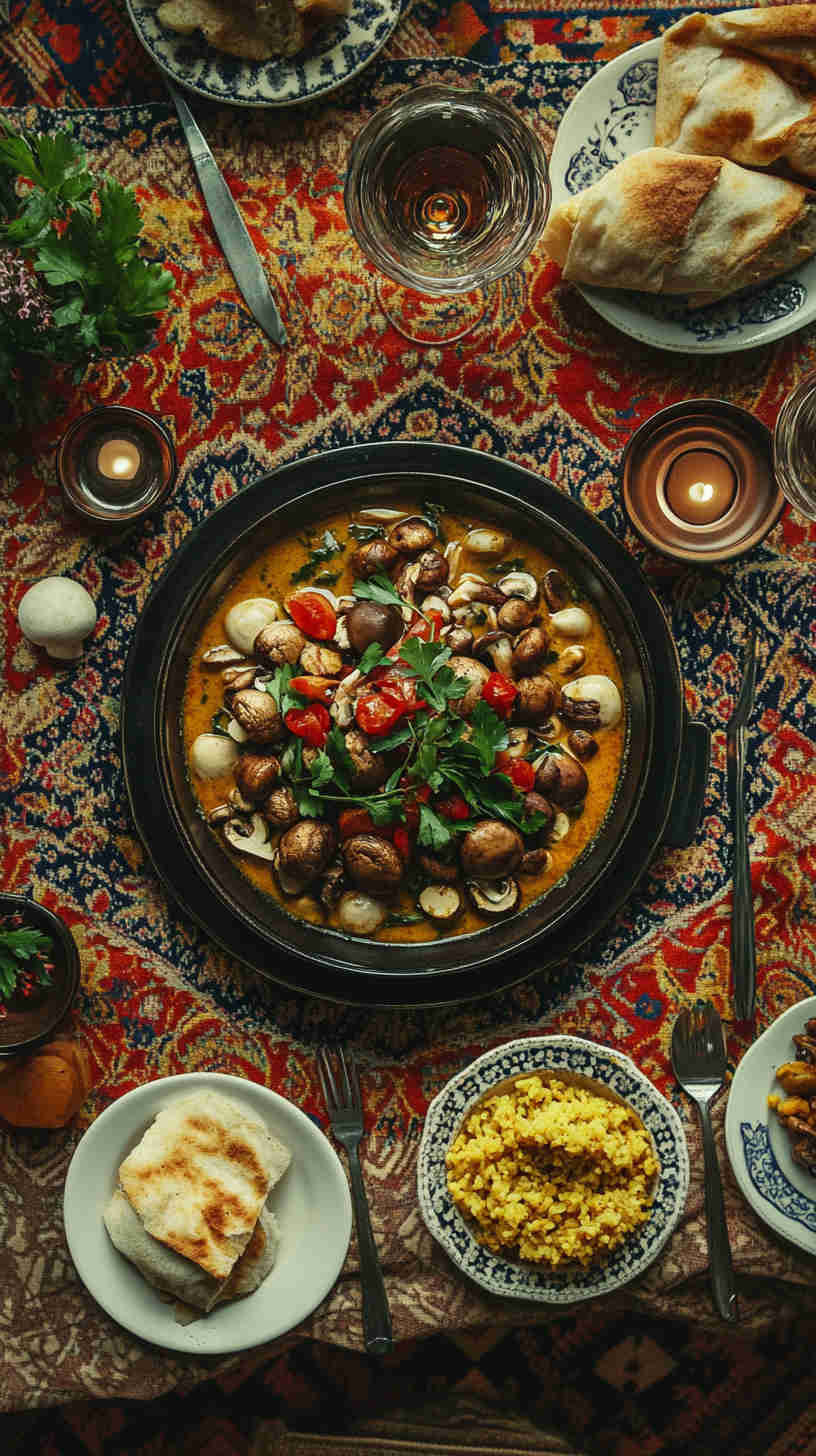 Cape Malay Curried Mushrooms Recipe