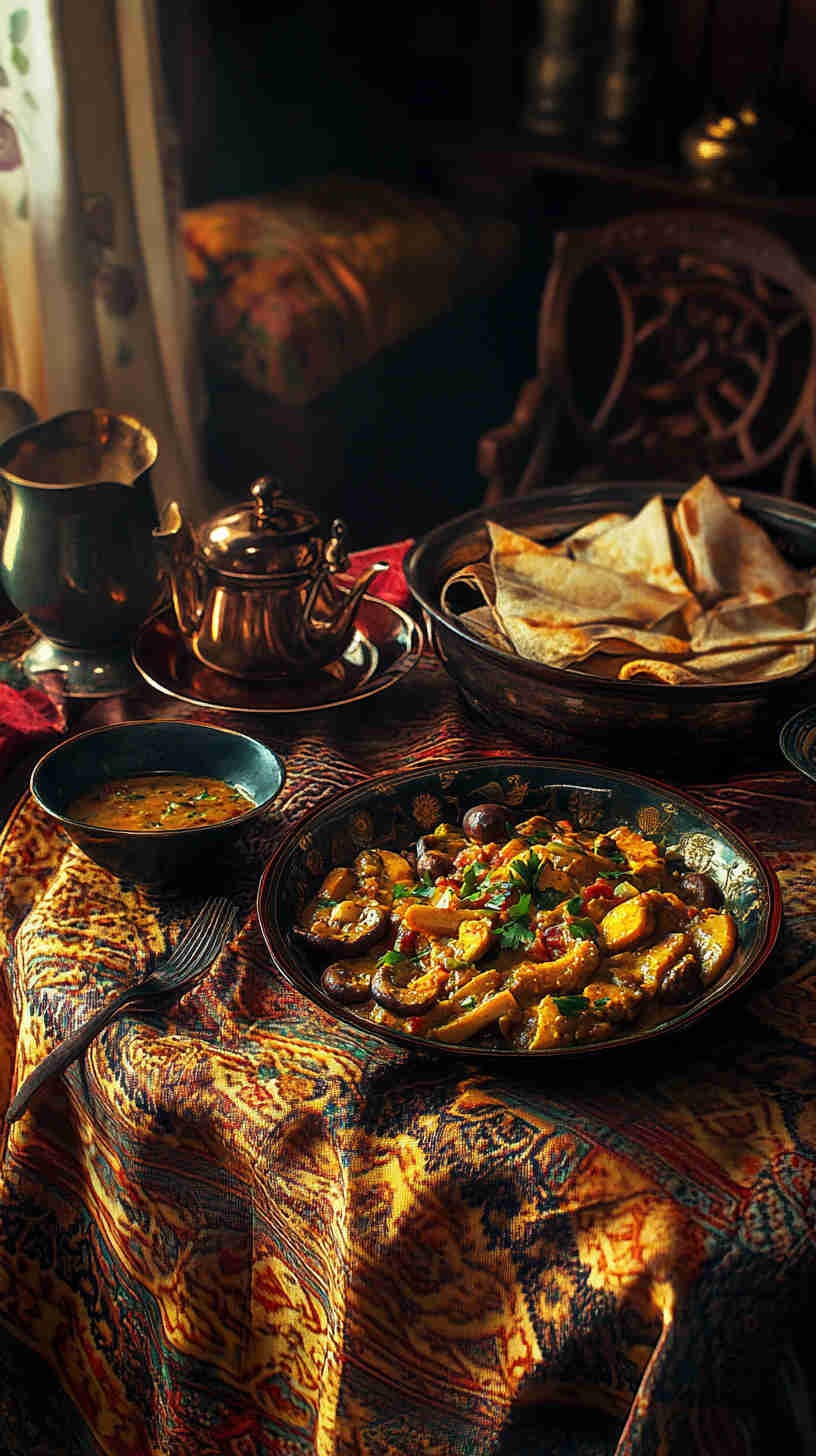 Cape Malay Curried Mushrooms Recipe
