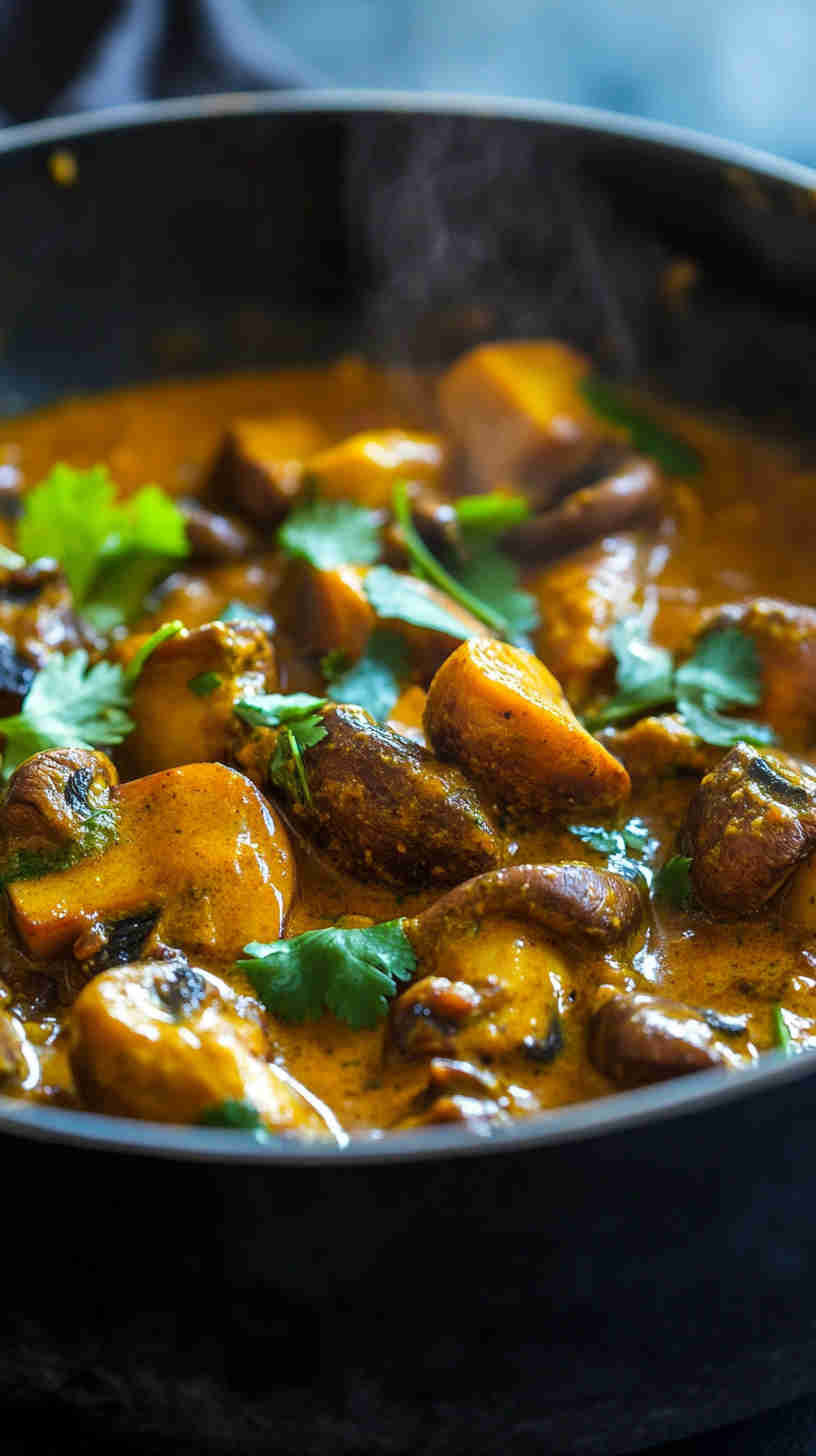 Cape Malay Curried Mushrooms Recipe