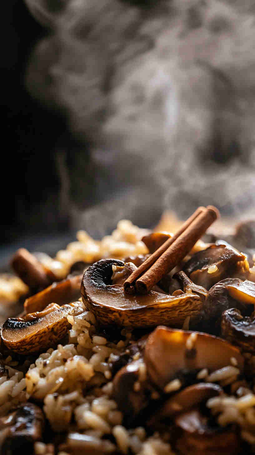 East African Mushroom Pilau Recipe