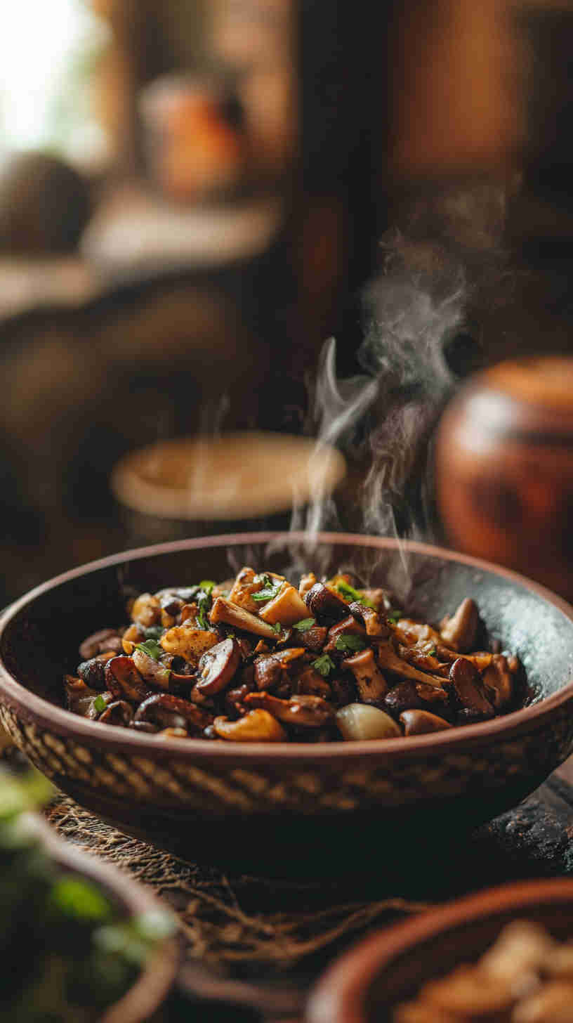 Eritrean Mushroom Zigni Inspired Recipe
