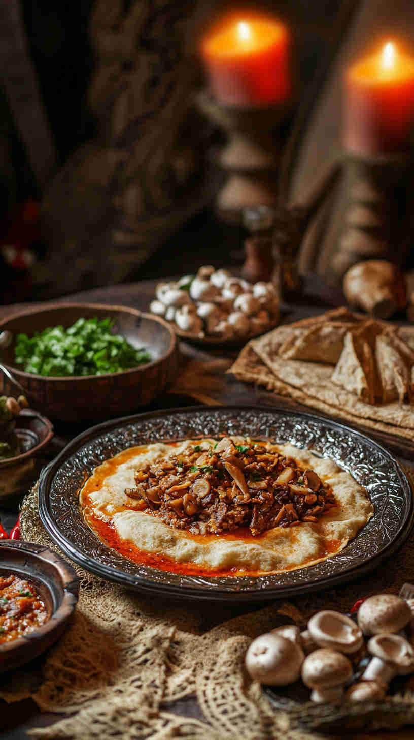 Eritrean Mushroom Zigni Inspired Recipe