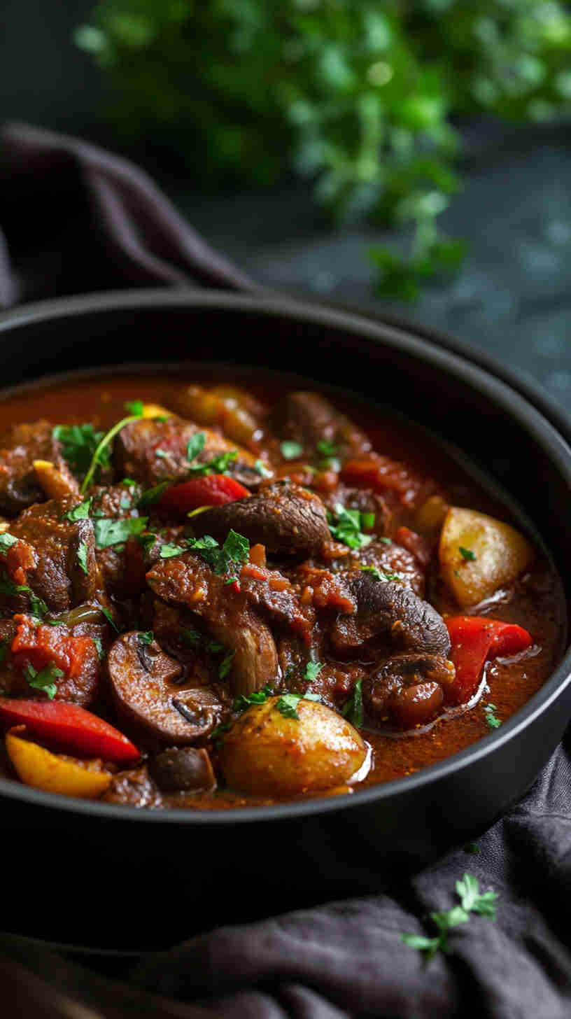 Eritrean Mushroom Zigni Inspired Recipe