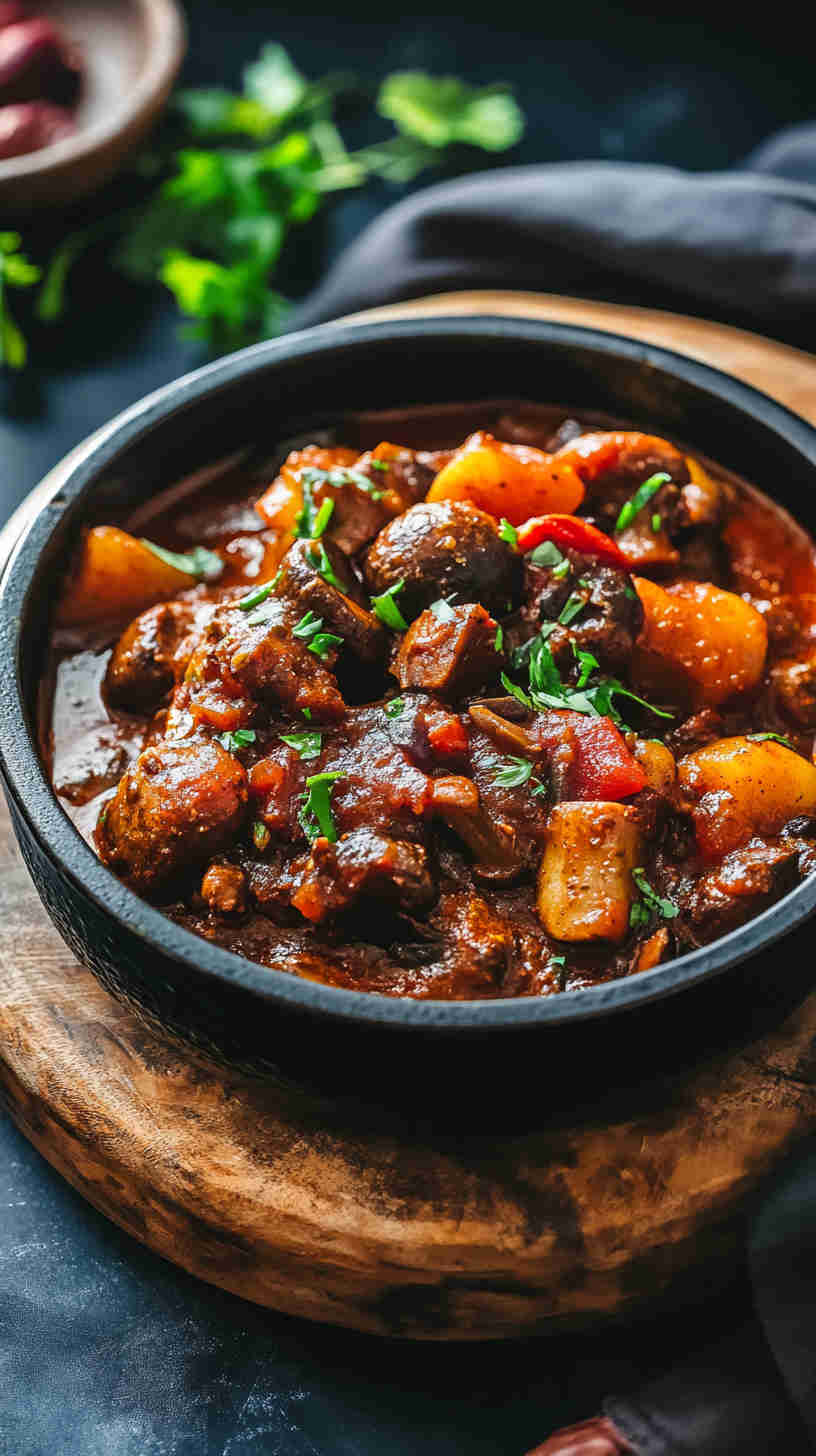 Eritrean Mushroom Zigni Inspired Recipe