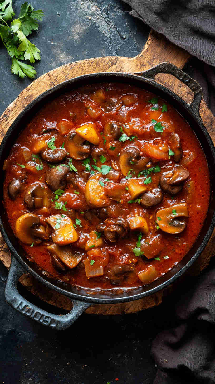 Eritrean Mushroom Zigni Inspired Recipe