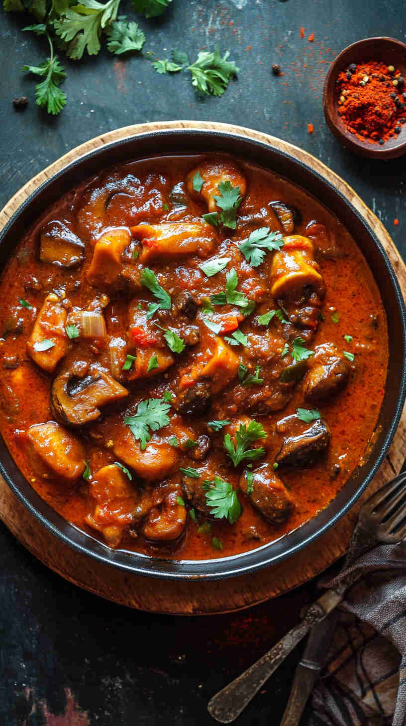 Eritrean Mushroom Zigni Inspired Recipe