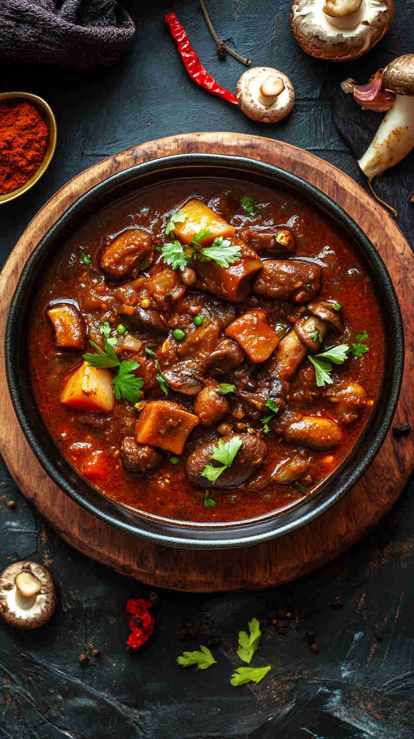 Eritrean Mushroom Zigni Inspired Recipe