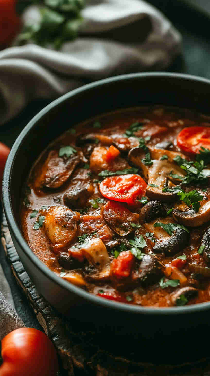 Ghanaian Spicy Mushroom Stew Recipe