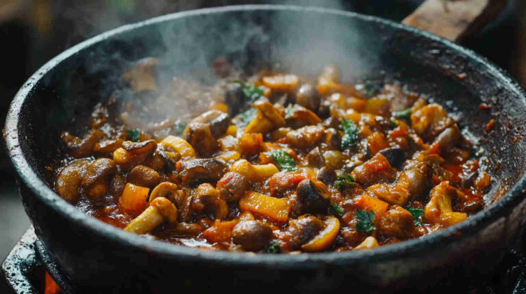 Ghanaian Spicy Mushroom Stew Recipe